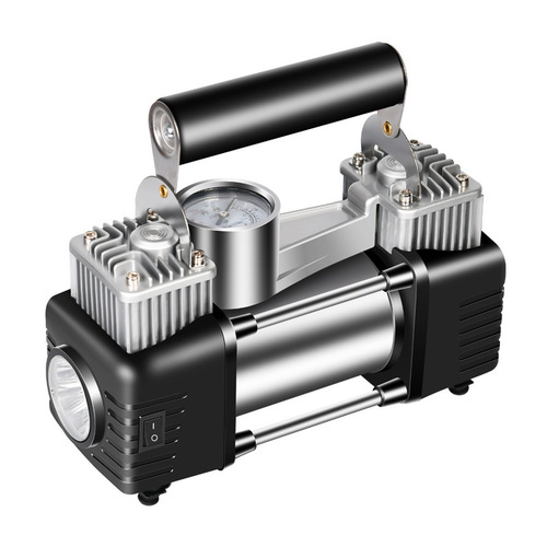 Car air pump dual-cylinder 150W air pump 80-cylinder car multi-function automatic charging and stopping high-pressure tires