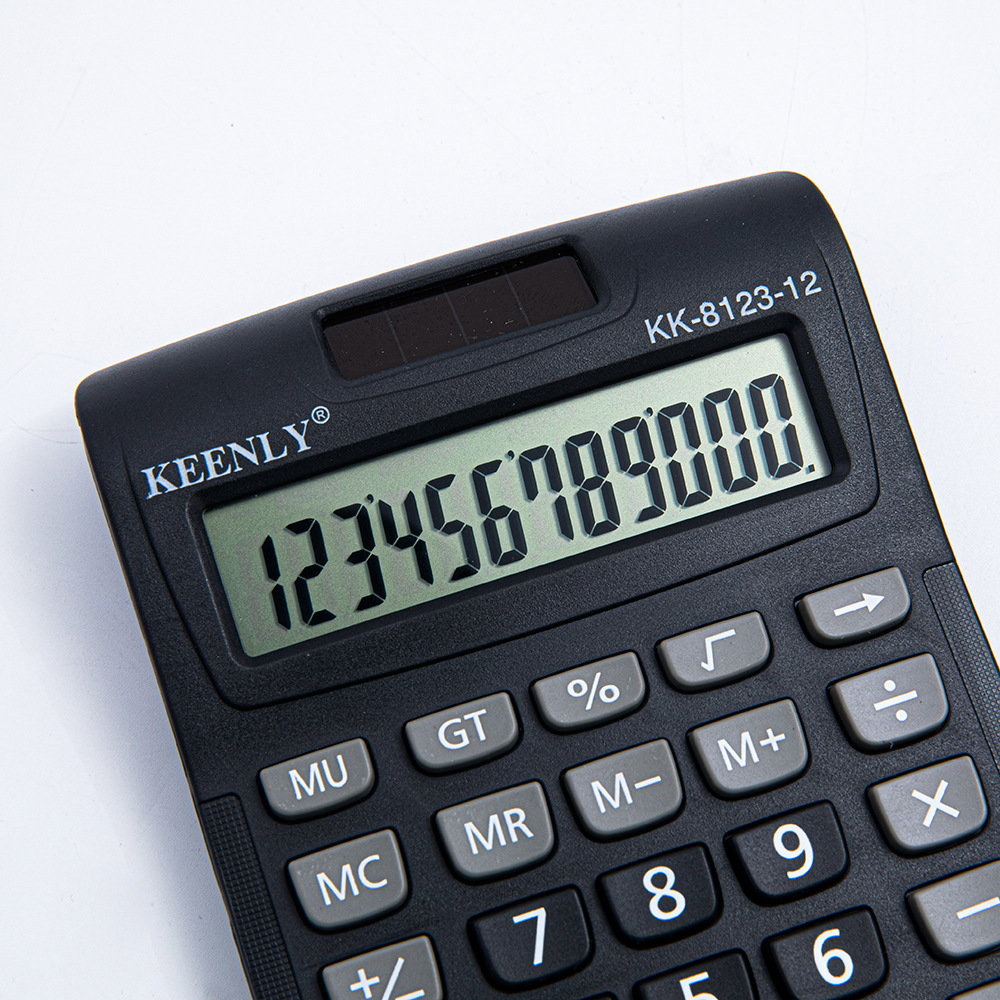 Oficina de contabilidad financiera de 12 dígitos Calculadora de pantalla grande simple portátil suministro directo de fábrica al por mayor