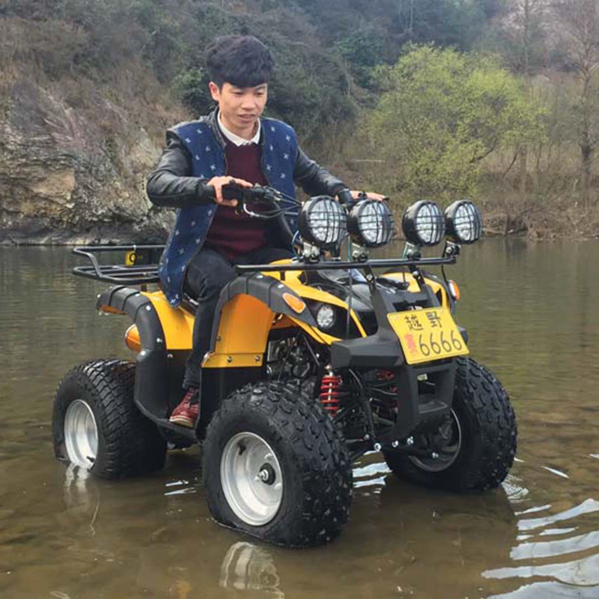 Новый четырехколесный мотоцикл ATV внедорожный спортивный автомобиль 125CC Little Bull ATV мини электрический внедорожник