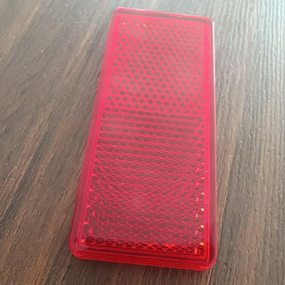 自行车摩托车灯车厢贴反射器反光板红白交通安全防护粘贴背胶反光