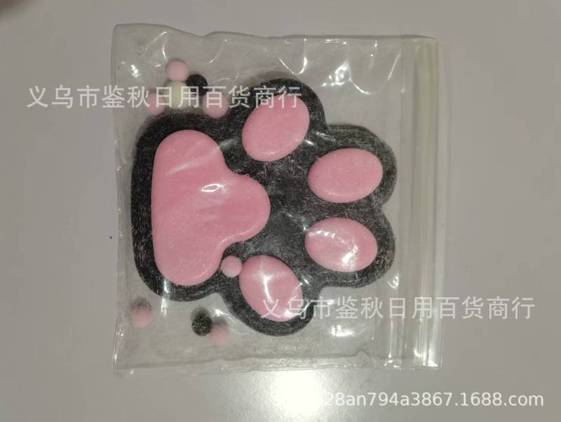 小紅書と同じスタイルのぬいぐるみ猫の爪ピンチ減圧おもちゃ超ソフト粘土感食品おもちゃピンチ減圧おもちゃ|undefined