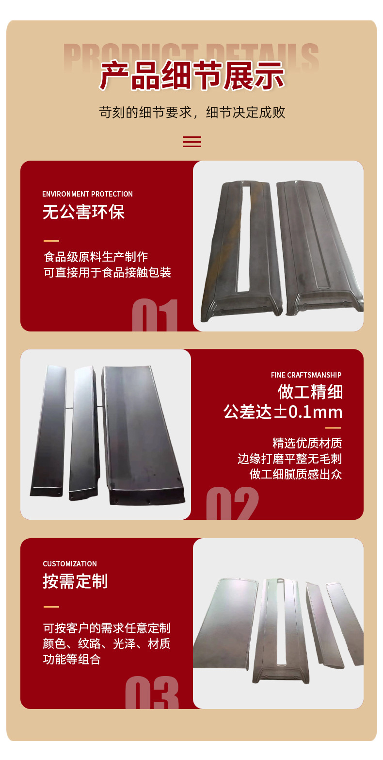 Cross-Border Supply of Custom Abs Car Wheel Arch Fenders, Mudguards, and Bumper Thick Sheet Vacuum Forming