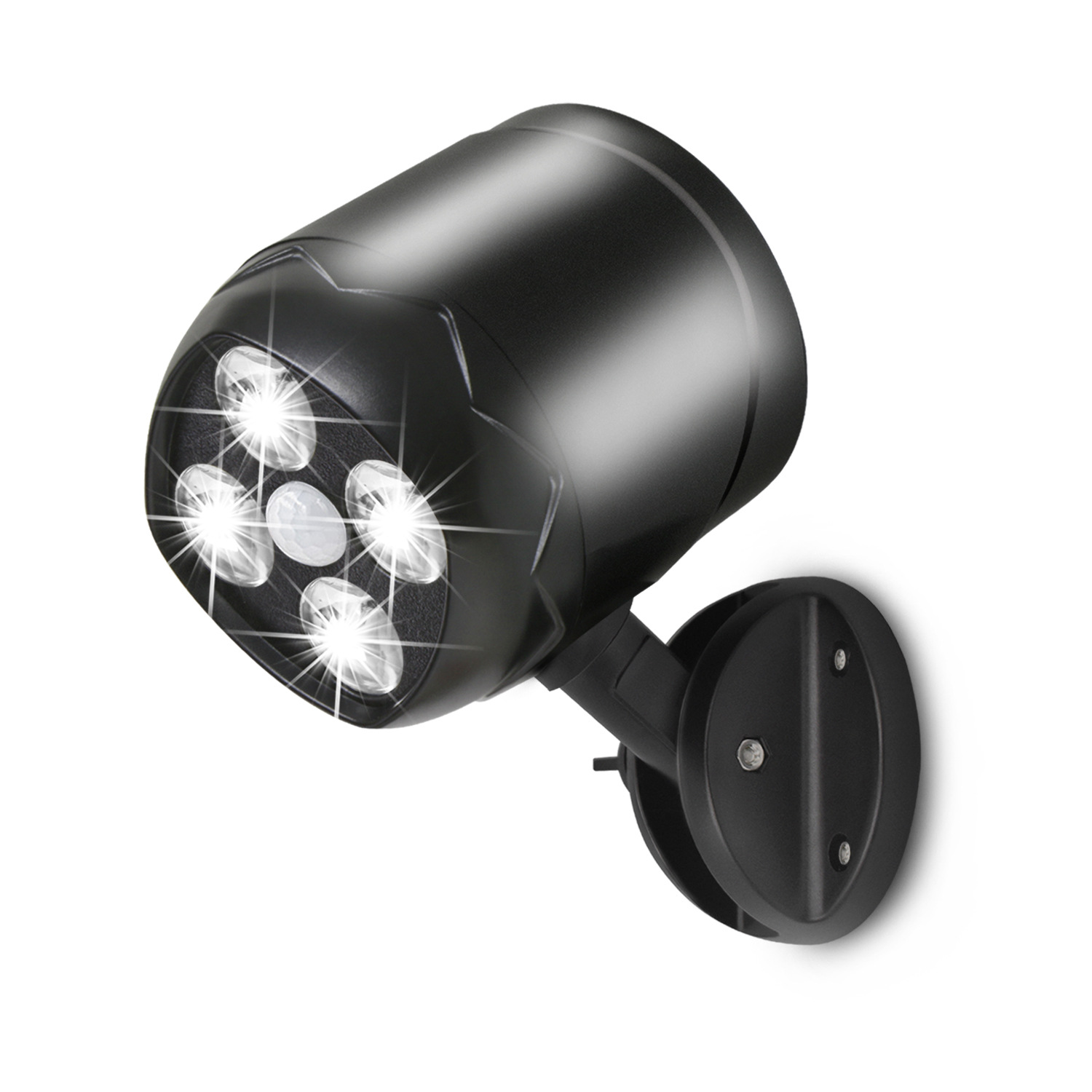 8W 4LED Spotlight Buiten Tuin Schijnwerper Bewegingssensor Geïntegreerde Straatverlichting Op Zonne-energie_voghion.com