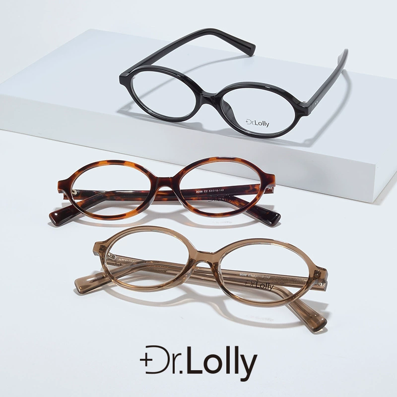 DR.LOLLY платформа мимиум Danyang очков рама овальная ретро панцирь меланж миопия женский премиум-сегмент анти-синий свет
