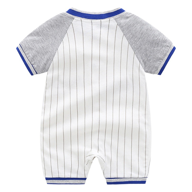 Bebé mono verano fino bebé mameluco manga corta algodón mameluco ropa de bebé recién nacido