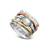 Retro turquoise metal wedding ring suitable for men and women, European style, wish, wholesale, three colors