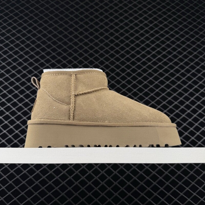 Cross-border Zhou Dongyu ankle-high snow boots for women, 2026 winter new style, Sangpo leather and fur integrated, thickened UDUS