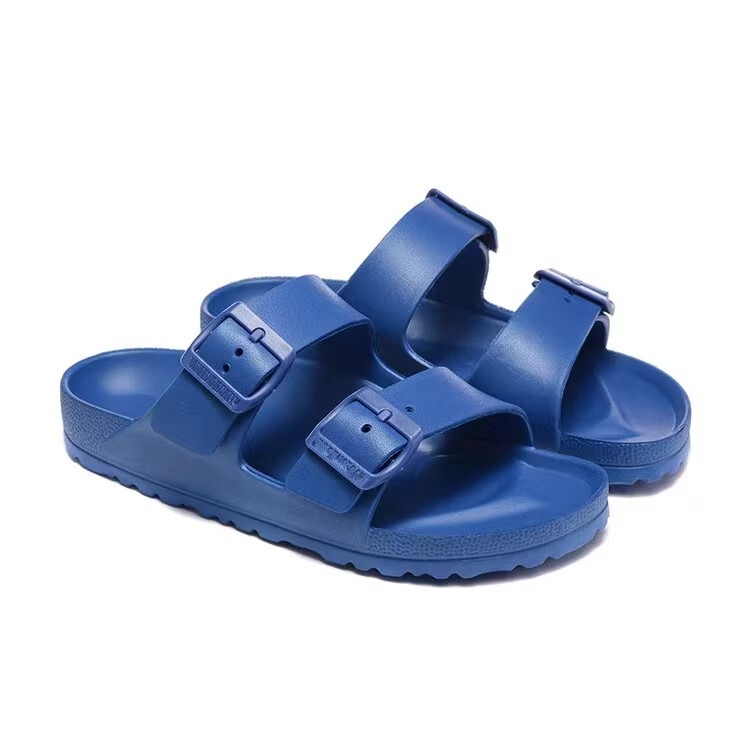 Boken Eva Wide Version Lightweight Export Couple Sandals Double Buckle Men's and Women's Casual Outer Wear Waterproof Anti-Slip Beach Shoes