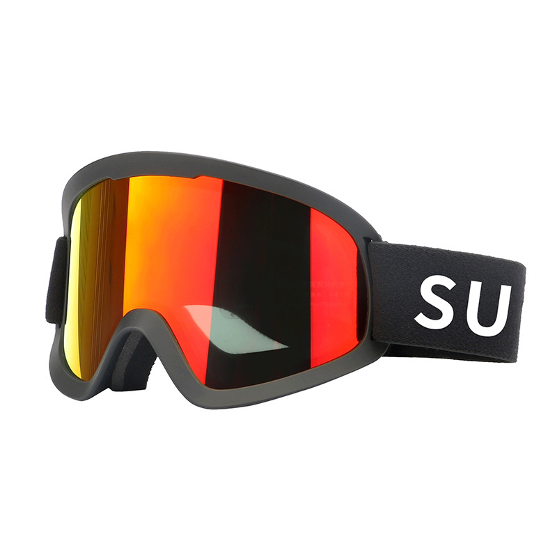 2021新款跨境大柱面滑雪眼镜双层防雾护目镜风镜户外登山滑雪镜