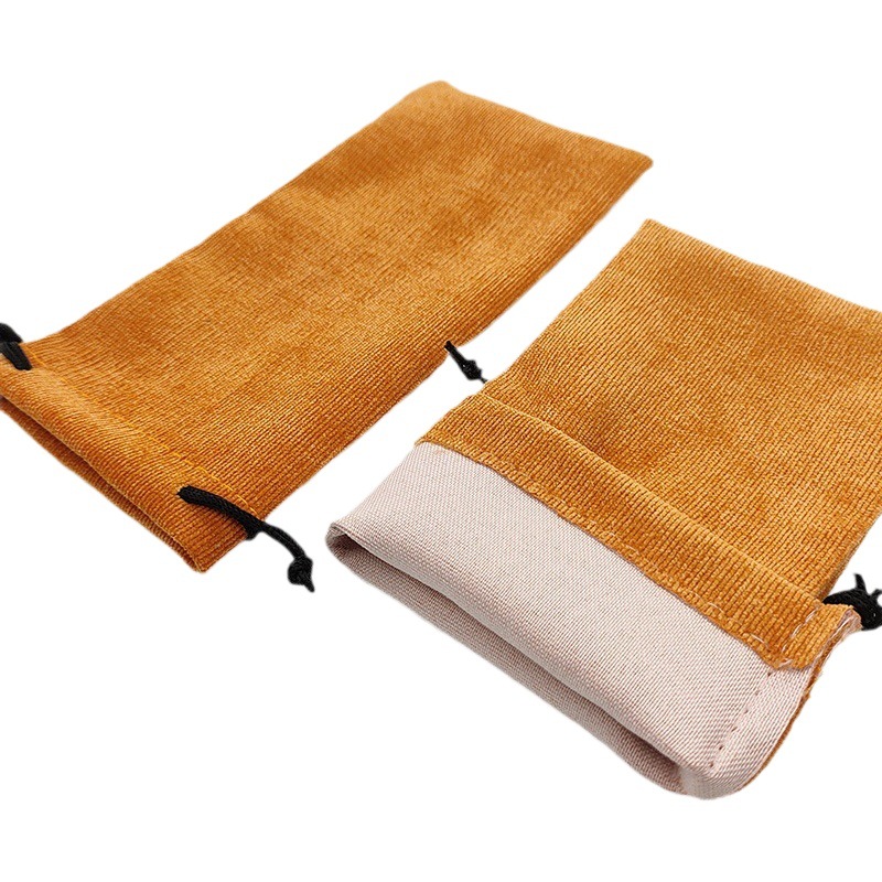 Caja de gafas de sol bolsa de almacenamiento bolsa de terciopelo portátil en stock bolsa de Ojos de pelo rápido