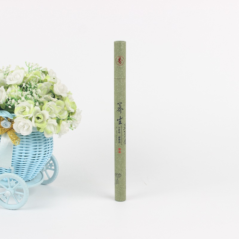 厂家批发线香纸筒 圆形礼盒纸管檀香长纸管纸质香筒香道用品包装