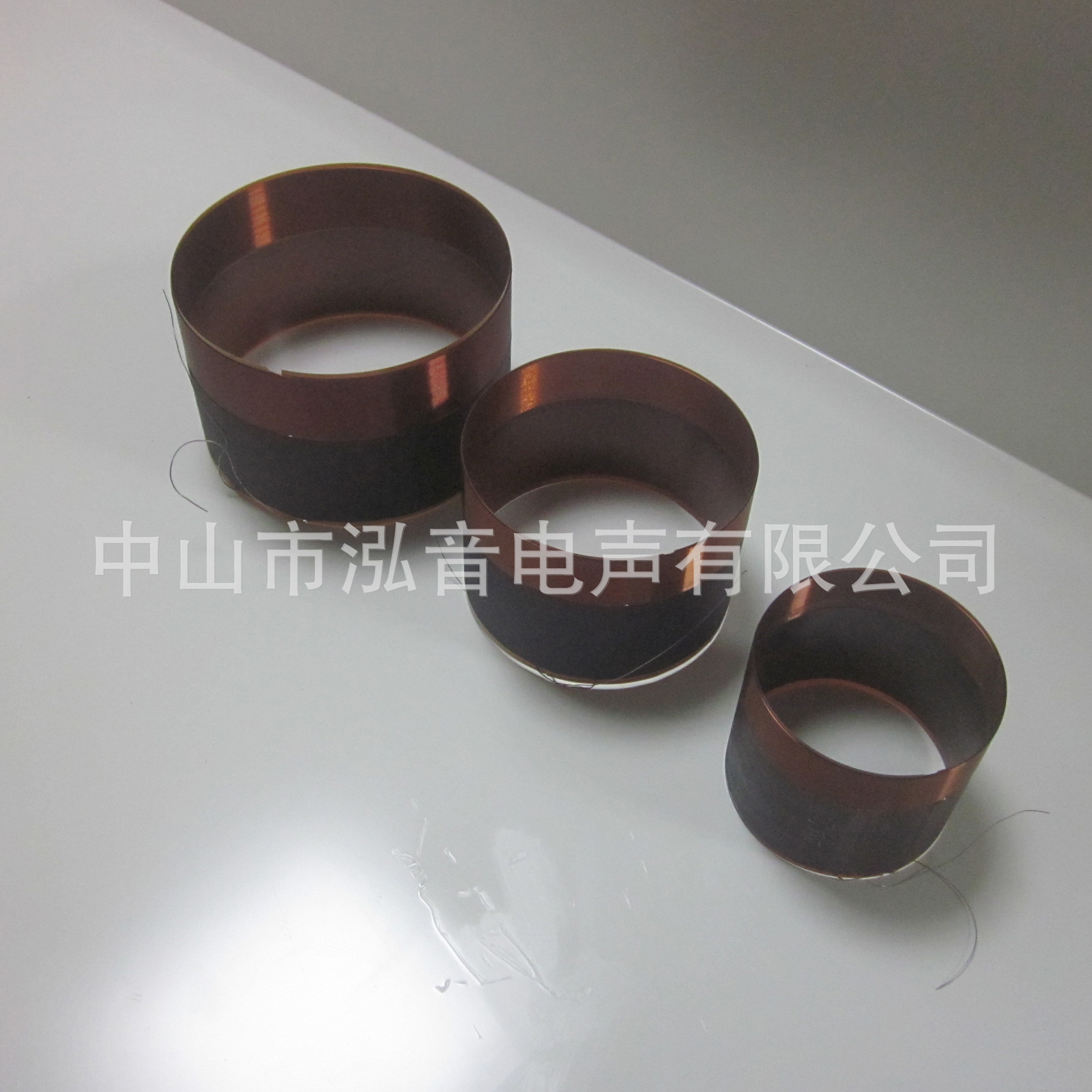 100芯内外绕TGL圆线低音喇叭线圈  99玻纤内外绕低音音圈 喇叭维