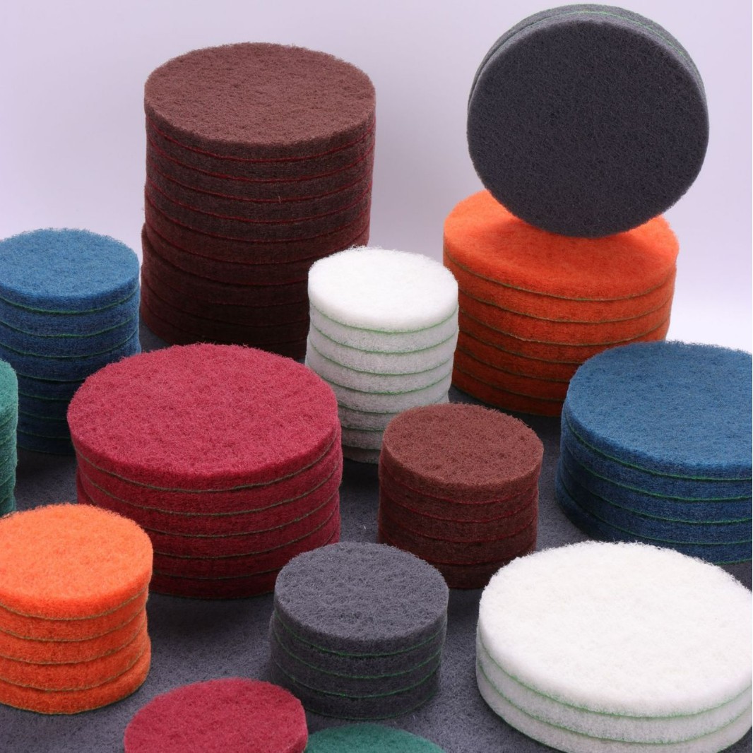 工业百百洁布3寸不背绒尼龙弹性打磨除锈除油清洁抛光打磨拉丝菜