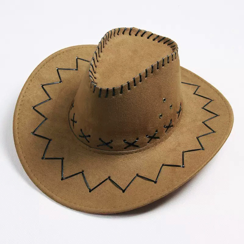 Cappello da cowboy donna a tesa larga per protezione sole_voghion.com