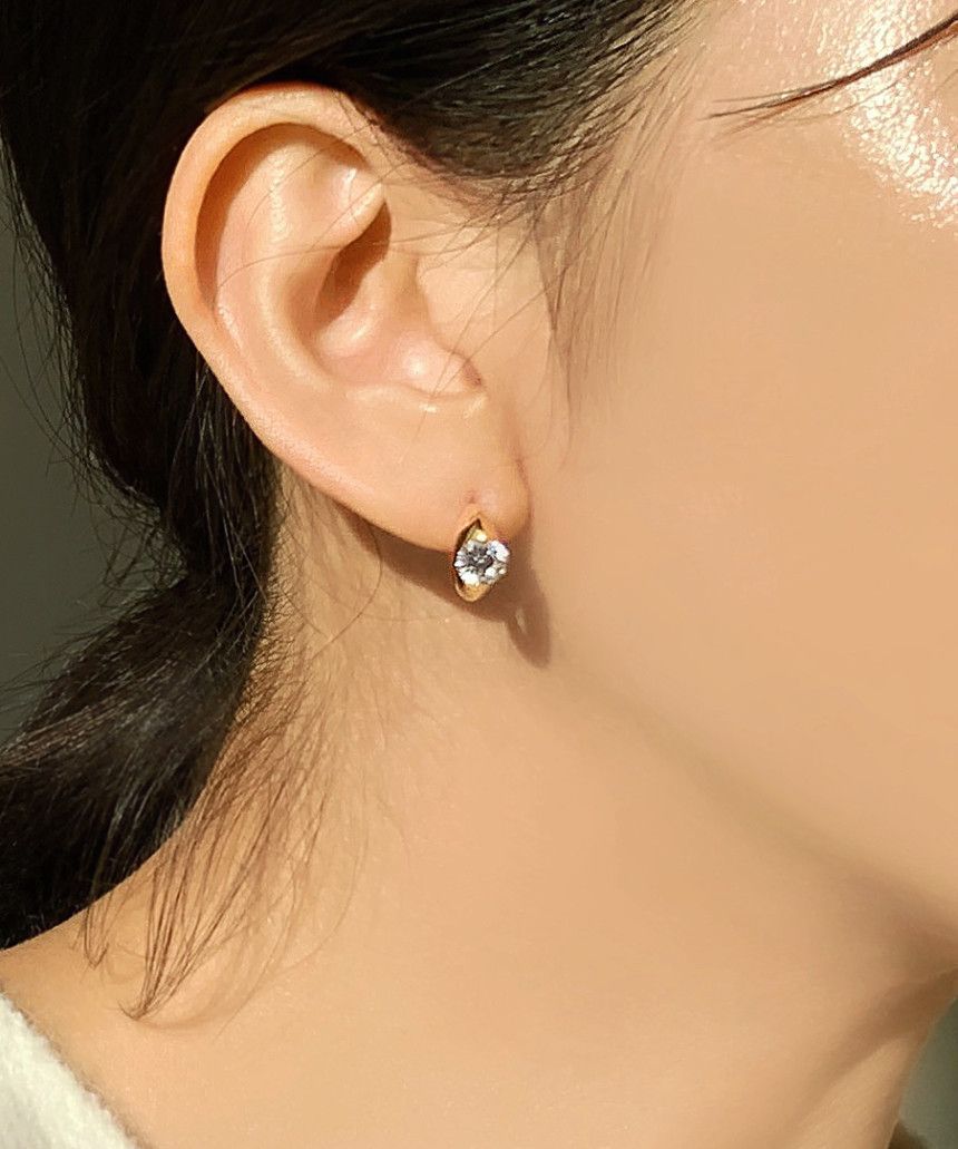 2g Weight 925 Sterling Silver Ear Needle Material 18K Gold Plated Plating Material Zircon Inlay Material Earrings Classification 1 Pair Quantity Daily Occasion 925 Sterling Silver Material Oval Pattern All Seasons Season Women's Gender Inlay Design Simple Style Style 1 Pair 18K Gold Plated 925 Sterling Silver Zircon 925 Sterling Silver Earrings Oval Earrings 7