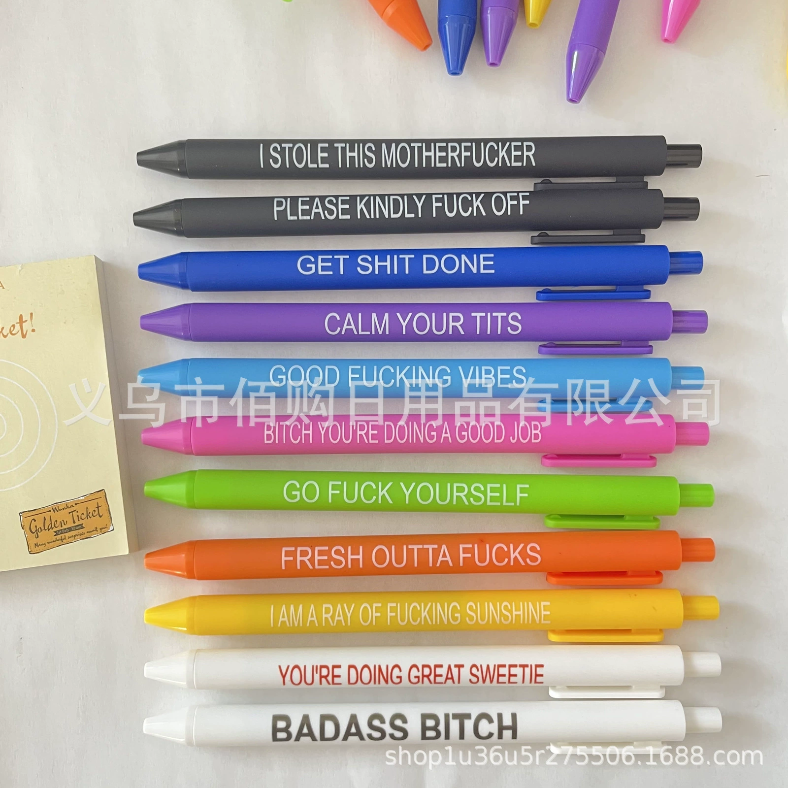 Смешные шариковая ручка 11 смешные ручки набор шариковая ручка Костюм смешной текст пресс гелевая ручка