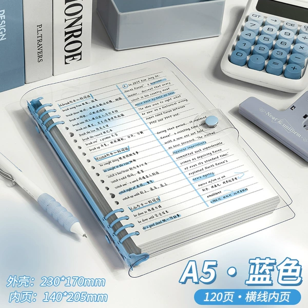 A5 [blue/horizontal lines/120 pages]