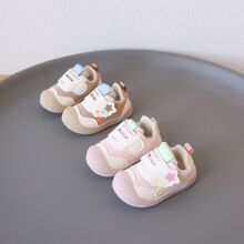 男小童单鞋婴儿软底板鞋透气机能鞋轻便鞋春秋可爱甜美女宝学步鞋