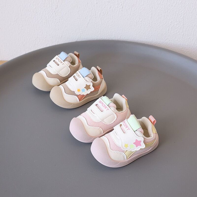 Boys' Flats, Baby Soft-Soled Shoes, Breathable Functional Shoes, Lightweight Shoes, Spring & Fall Cute and Sweet Baby Toddler Shoes