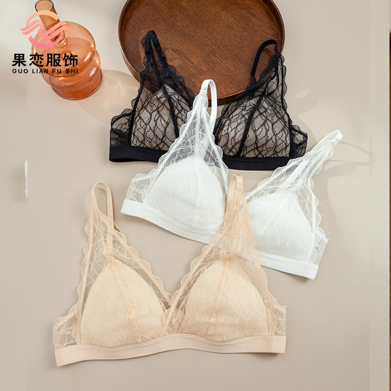 Silk ultra thin sexy wireless bra