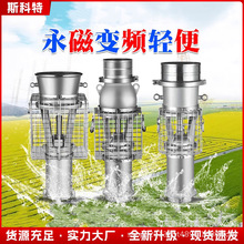 高扬程排涝不锈钢防汛泵永磁防洪泵抗涝抢险救援变频大流量潜水泵