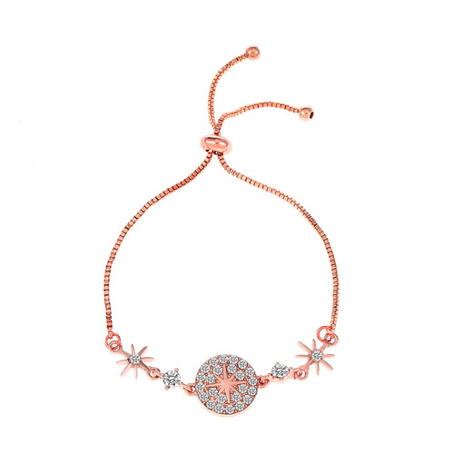 Elegant and Affordable Western and European Style Minimalist Design Geometric Pull-out Adjustable Bracelet for Instagram Influencers, Fashionable and Versatile Accessory for Wholesalers