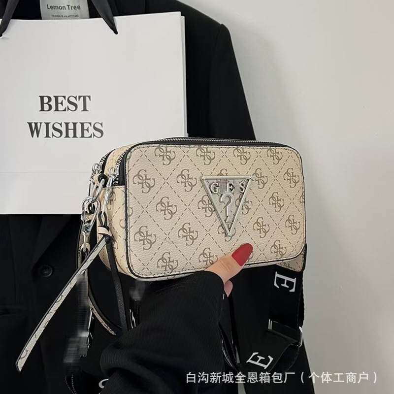 热销爆款跨境复古相机包女新款欧美复古印花休闲质感单肩斜挎包包|undefined