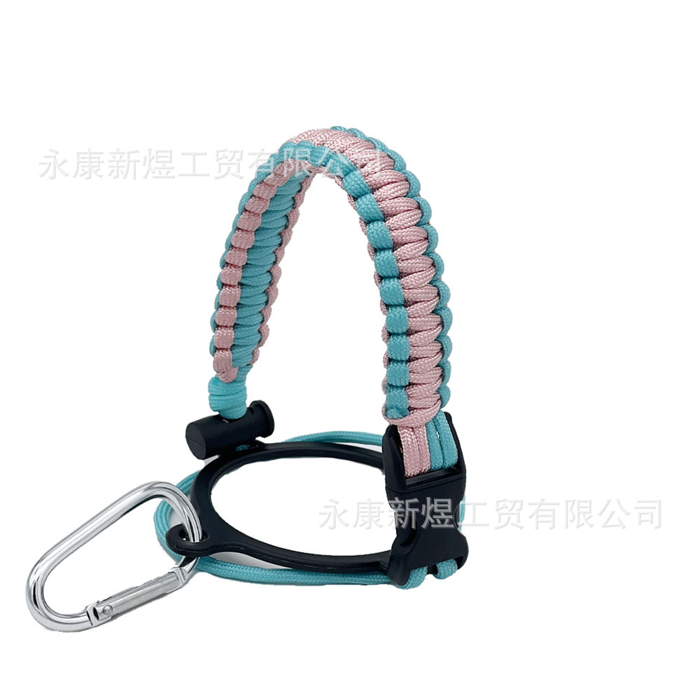 Amazon hidro frasco taza de cuerda taza de agua cuerda de transporte hervidor de agua correa portátil Boca Grande espacio olla cuerda portátil