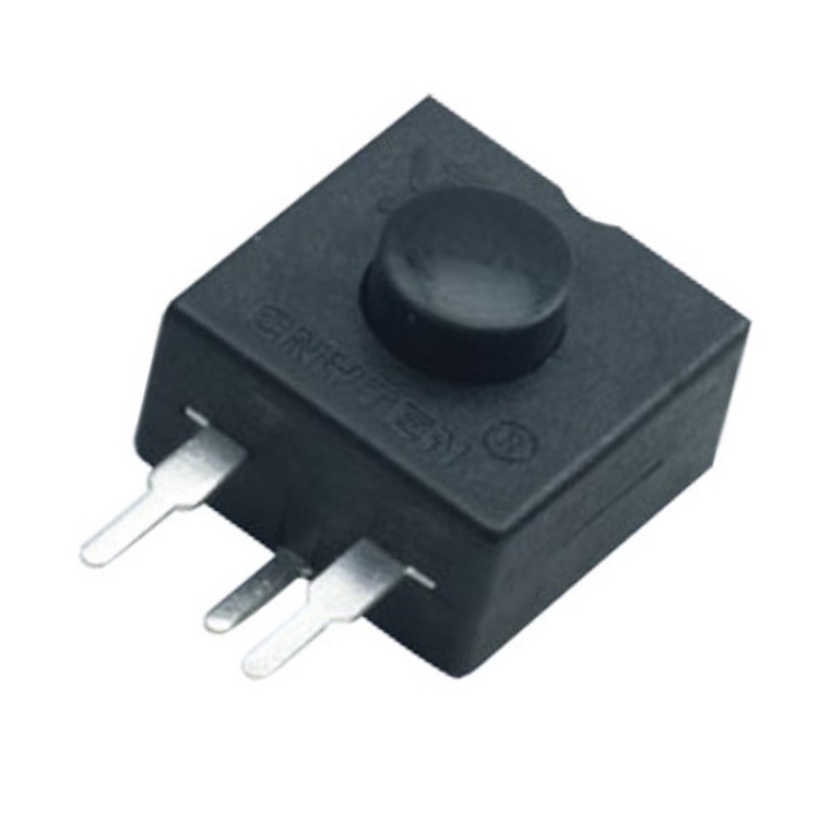 3档卧式手电筒开关12*12  卧式手电筒开关  两开一关手电按钮开关