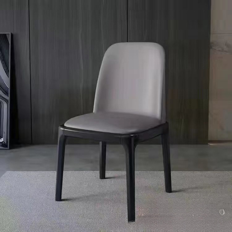 实木餐椅轻奢餐桌椅子家用简约现代北欧餐厅软包凳子餐桌椅靠背椅|undefined