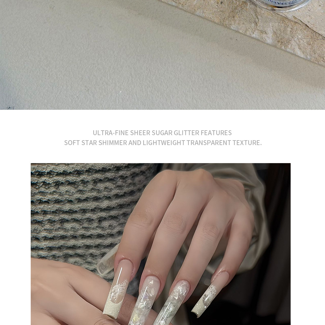 【Principal Hua】Translucent Sugar Powder That Is More Shiny and Clear, a Popular Versatile High-Gloss Crystal Powder Aurora Powder for Accessories