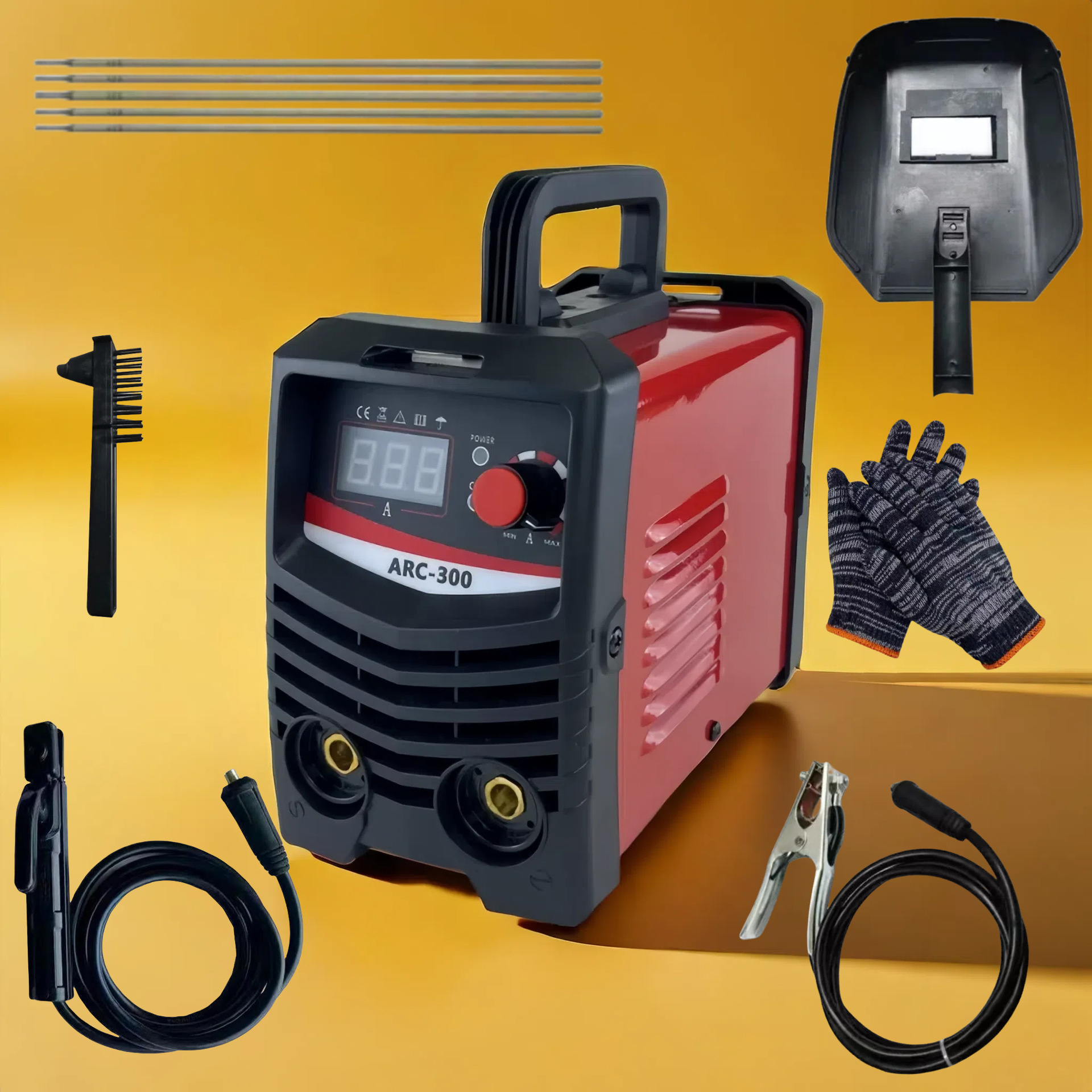 Transfronterizo 110v220v doble voltaje estándar americano estándar europeo mini máquina de cobre núcleo máquina de soldadura eléctrica máquina de soldadura de arco manual multifuncional