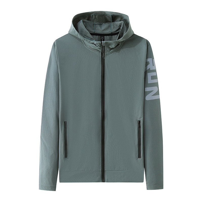 Otoño chaqueta deportiva de los hombres al aire libre a prueba de viento impermeable cazadora montañismo ropa deportiva chaqueta casual chaqueta con capucha