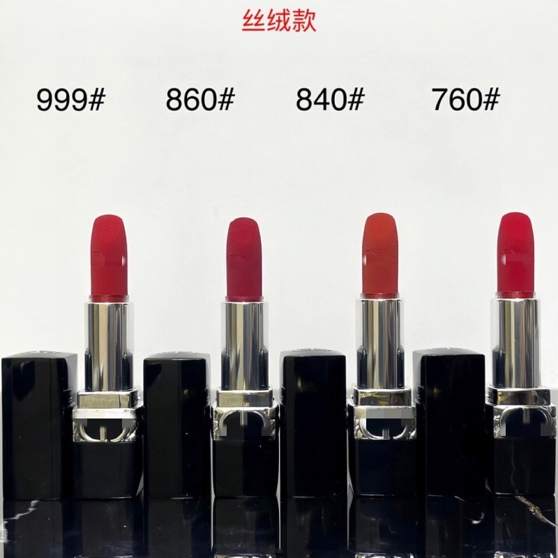 D家AO磨砂细管口红3.5g正装哑光唇色传奇红唇999#720烈焰红唇口红|undefined