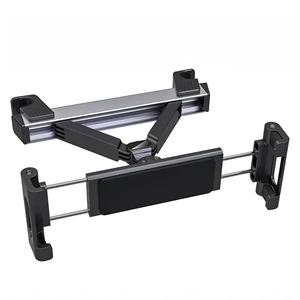 Cross-border car tablet holder, mobile phone car backrest folding, retractable, rotatable, stable rear seat mobile phone holder wholesale