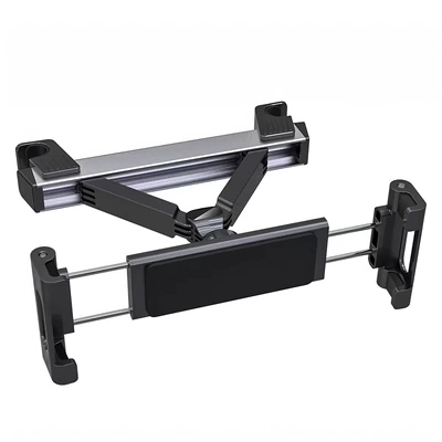 Cross-border car tablet holder, mobile phone car backrest folding, retractable, rotatable, stable rear seat mobile phone holder wholesale