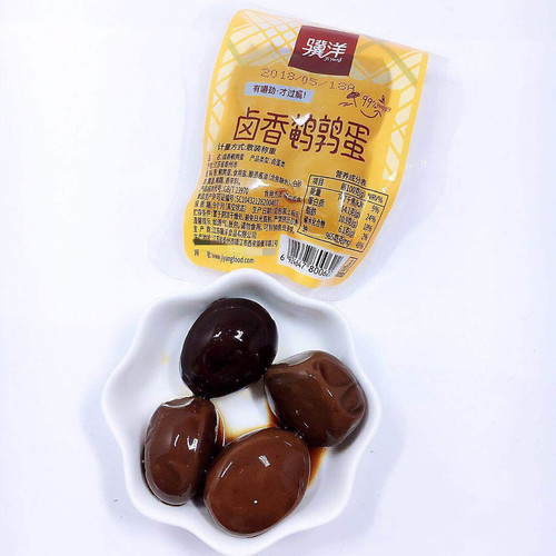 Jiyang quail eggs, braised, salt-baked, sansho pepper quail eggs, 4 pieces in individual small packages, 5 pounds per bag