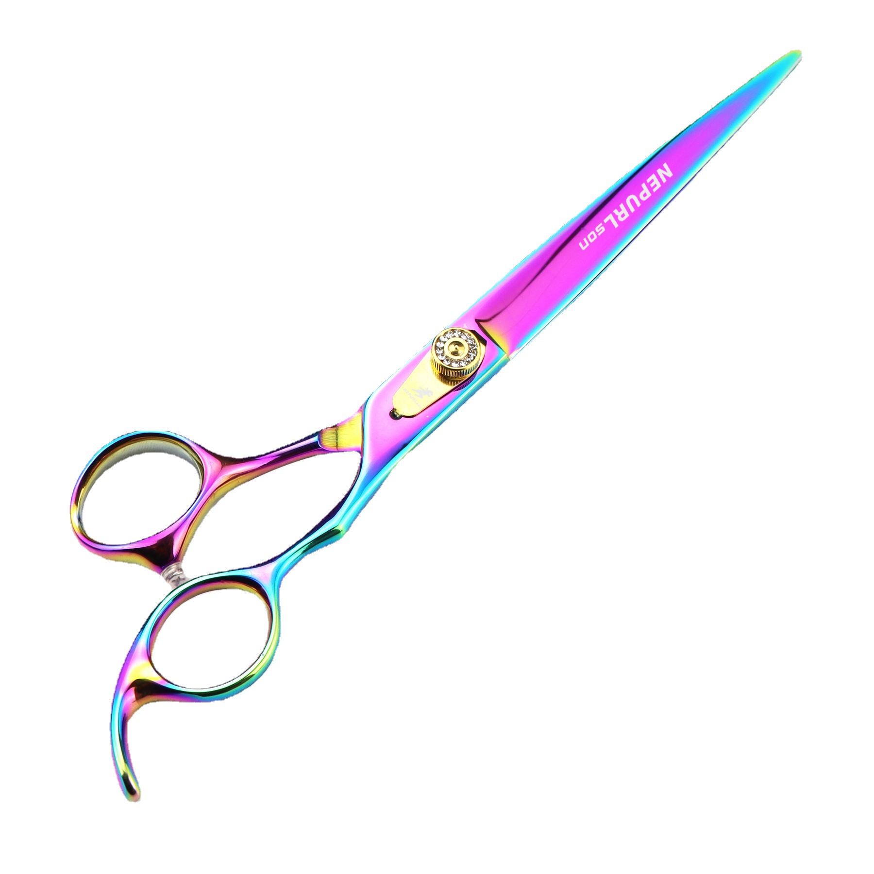 Forbici dritte di alta qualità colorate da 8 pollici per la toelettatura degli animali domestici_voghion.com