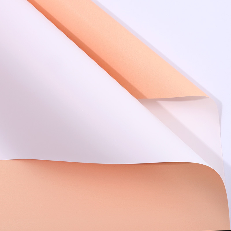 Papel de embalaje de flores de alta calidad al por mayor Papel Ouya impermeable de dos colores al por mayor Fabricante de papel de flores de bolsa de regalo hecho a mano creativo