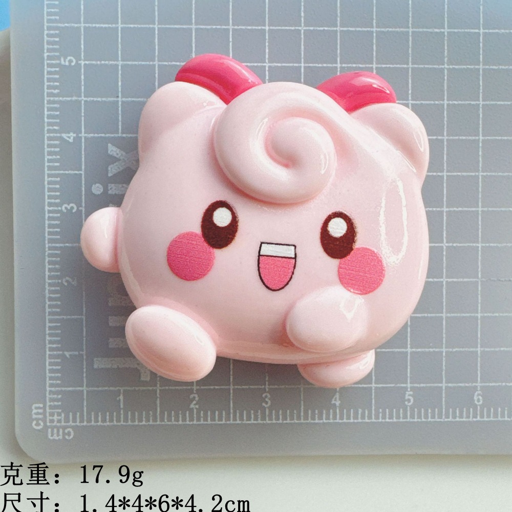 大きいカードの字の札の漫画の丘の樹脂の部品のクリームのゴムのdiyの冷蔵庫はペンダントの携帯電話のケースの収納箱のシールを貼ります。