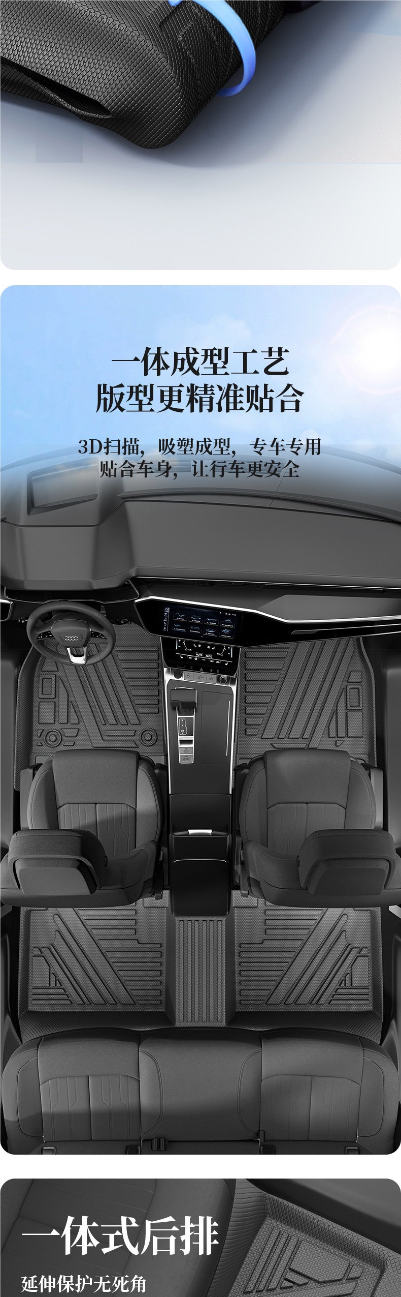 TPE car floor mats, full coverage, custom-made for specific car models, 2026 new and old models, carpet mats