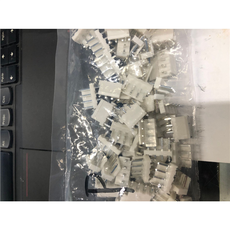 VH3.96 mm直针座 2p 3 4 5 6 8 10 pin直针180度插座连接器接插件