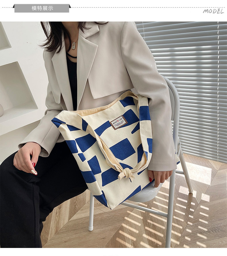 Large-capacity canvas large bag for women, 2021 new style, stylish and versatile, popular single-shoulder bag, fashionable autumn and winter tote bag undefined