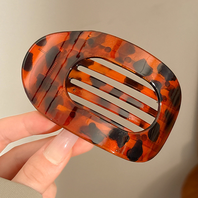 Pinzas para el cabello coreanas exquisitas y de alta gama para mujer, versátiles para peinados recogidos en la parte posterior de la cabeza, pinzas de tiburón, tamaño extragrande para cabello grueso, pinzas de garra, horquillas.