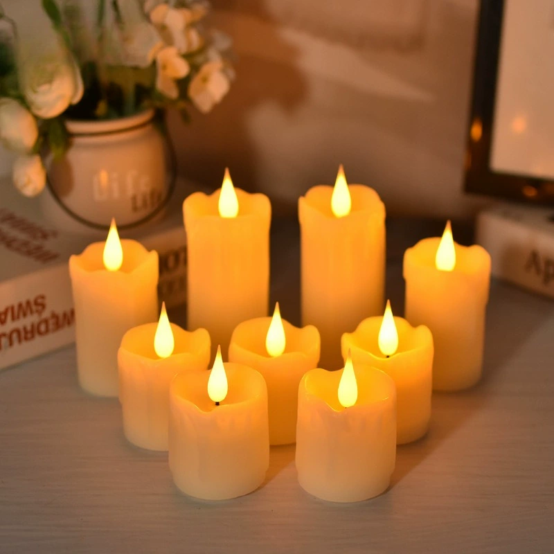 Electronic underwater candle drop-shaped, battery, evening dress, lights, remote control