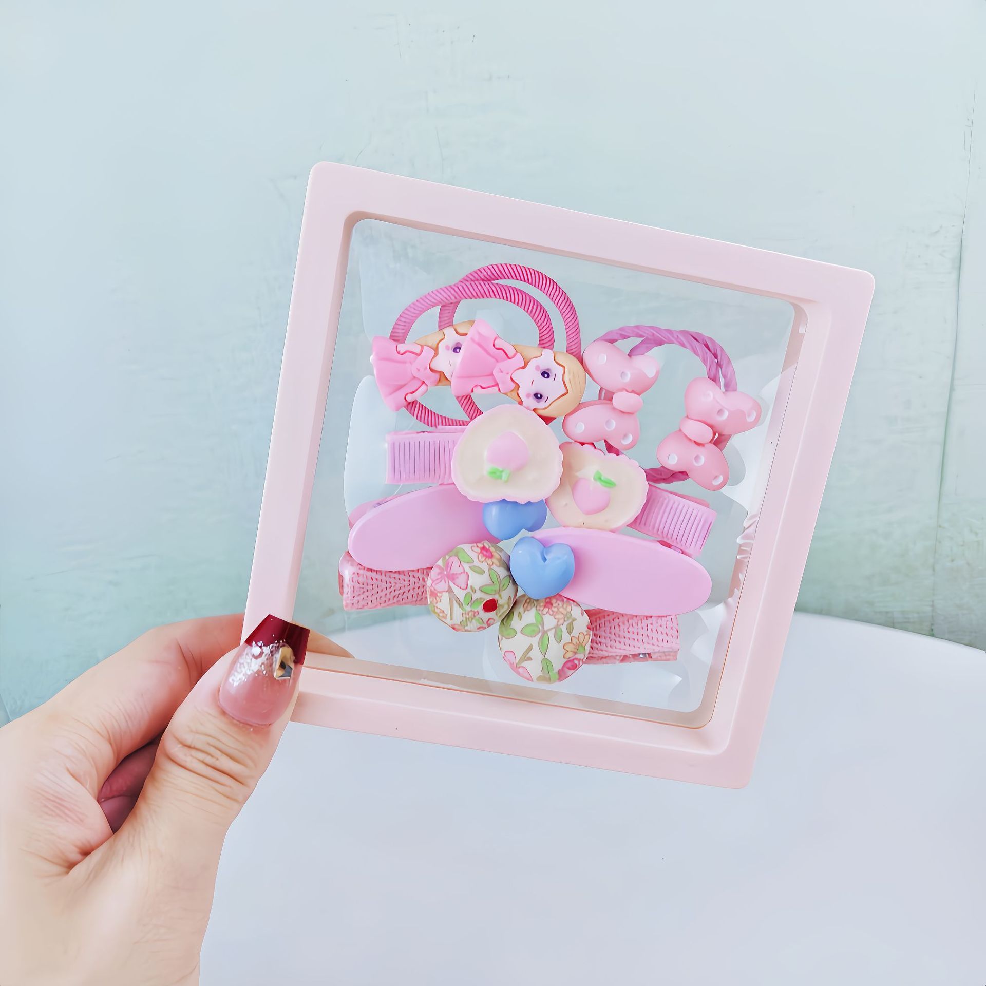 Caja de regalo rosa