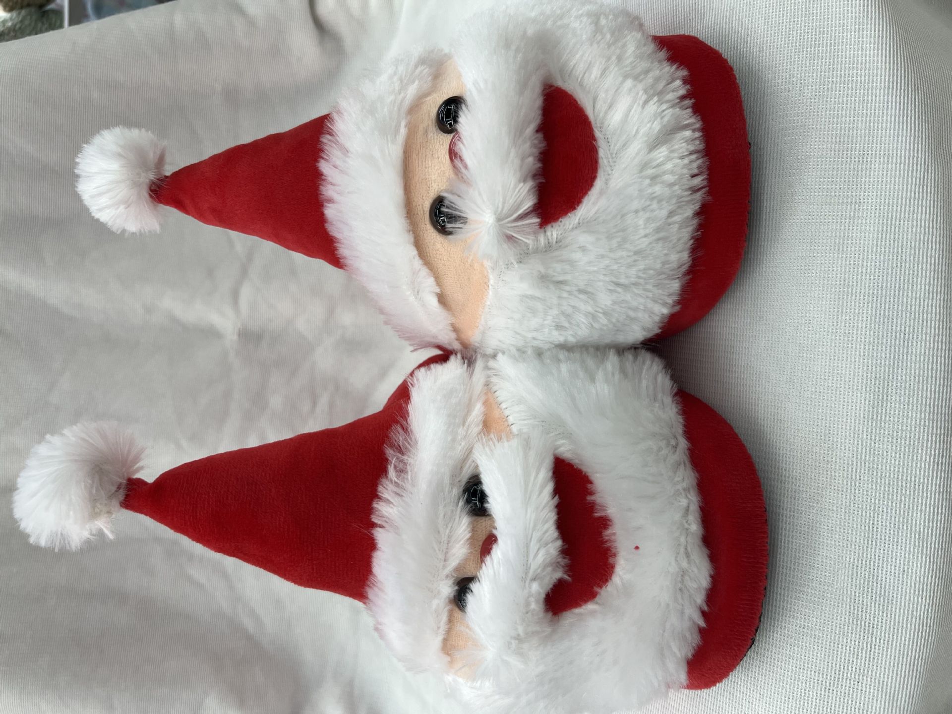 Weihnachtshalbslip Baumwollpantoffeln Weihnachtsfeier Hausschuhe Weihnachtsmann Hausschuhe_voghion.com