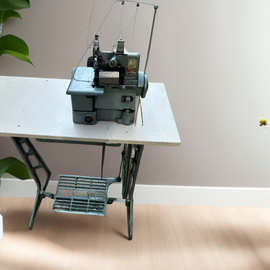 批发家用脚踩式裁缝店衣车三线锁边机码边机服装衣服加工设备