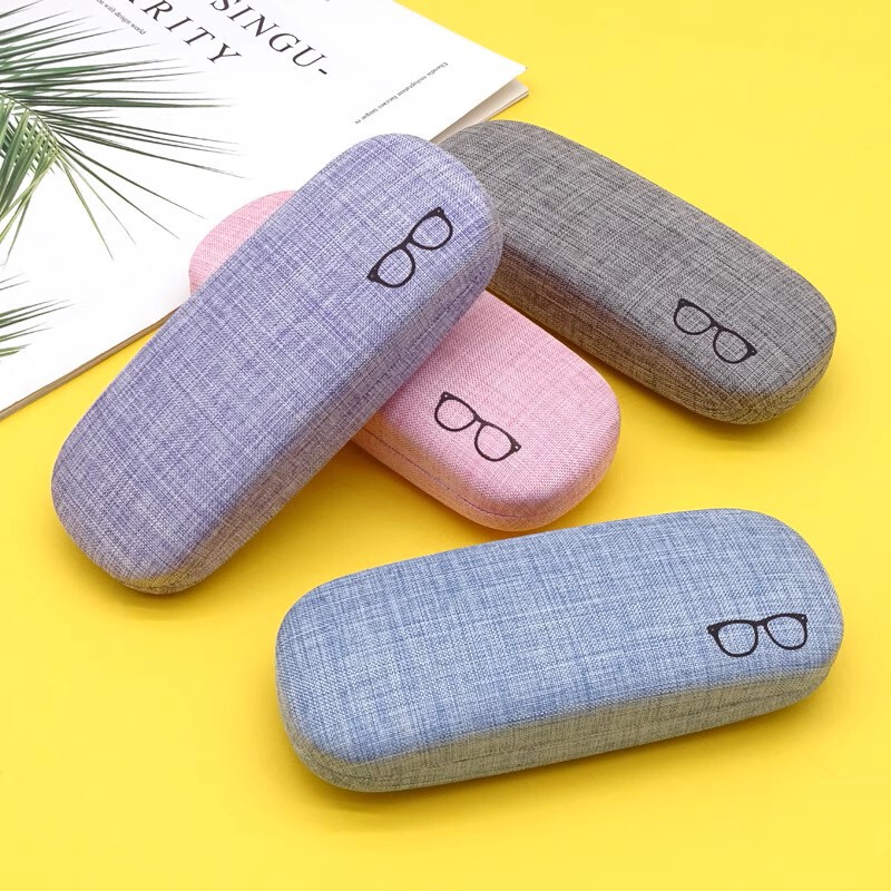 Cotton and Linen Glasses Storage Box, Screwdriver, Glasses Cloth, Nose Pads, Ear Hooks, Glasses Cleaning Solution, Polarized Light Test Card