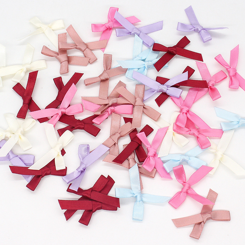6mm bowknot bricolaje materiales hechos a mano accesorios ropa interior decoración cinta mini accesorios de lazo al por mayor